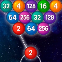 number_bubble_shooter гульні